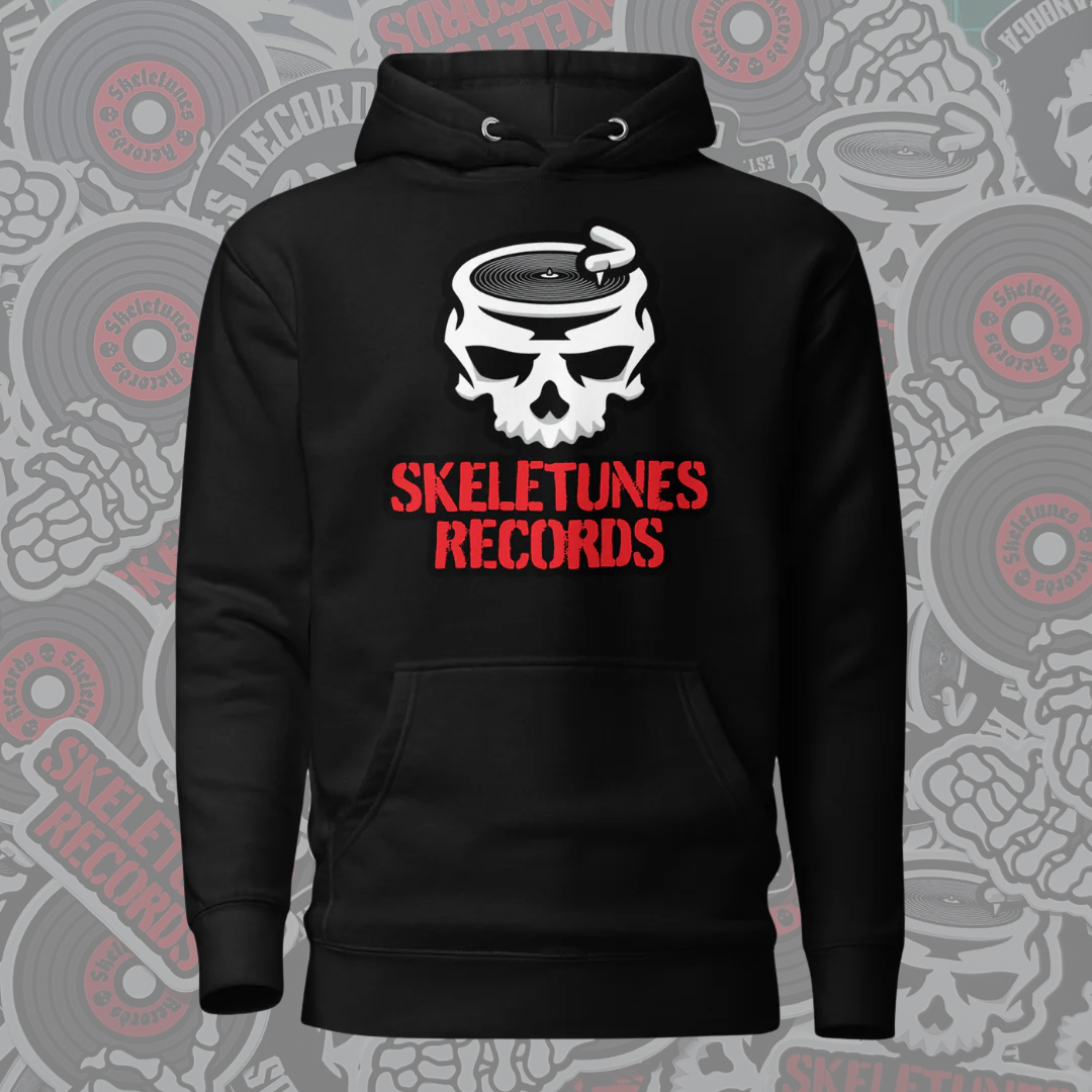 Skeletunes Records - Stacked Logo Pullover Hoodie