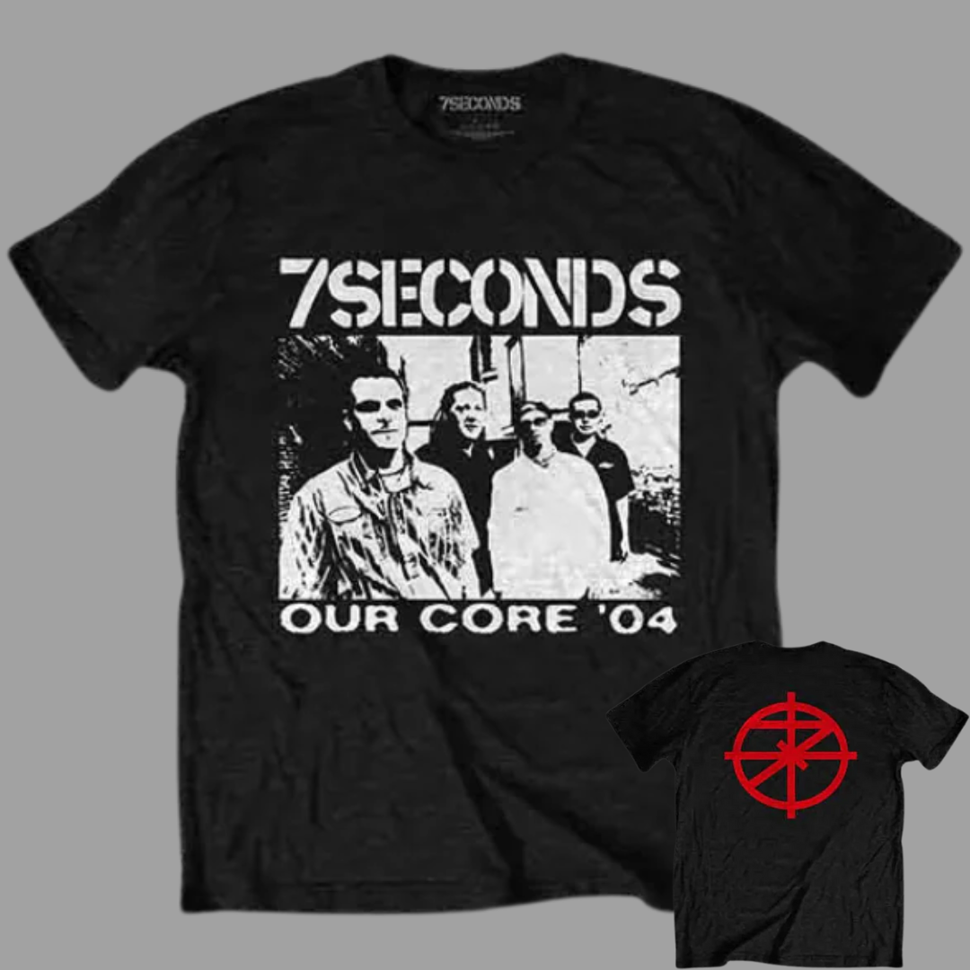 7 Seconds - Our Core '04 T-Shirt – Skeletunes Records
