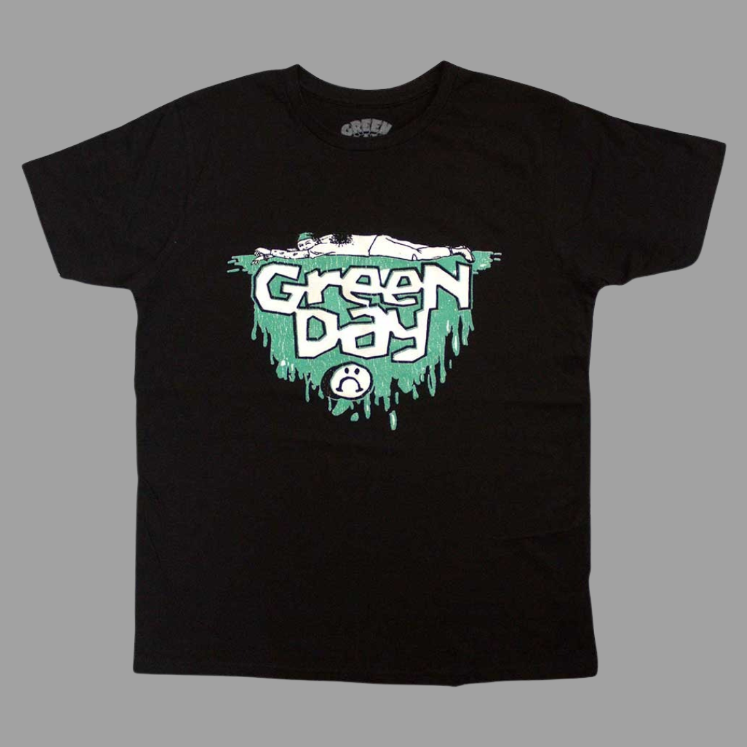 Green Day - Sad Smiley T-Shirt
