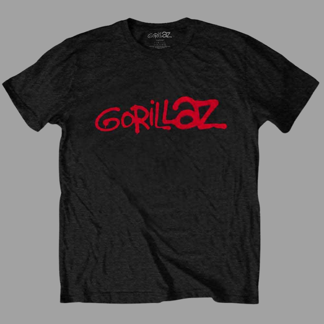 Gorillaz - Logo Black T-Shirt