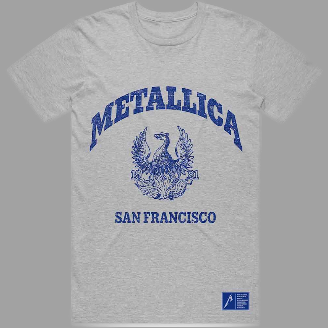 Metallica - College Crest T-Shirt