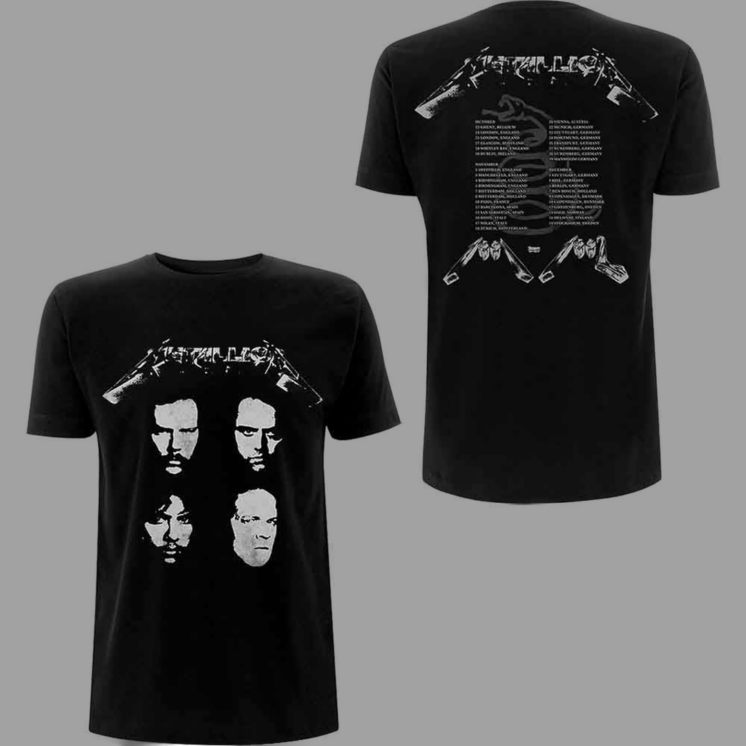 Metallica - 4 Faces T-Shirt