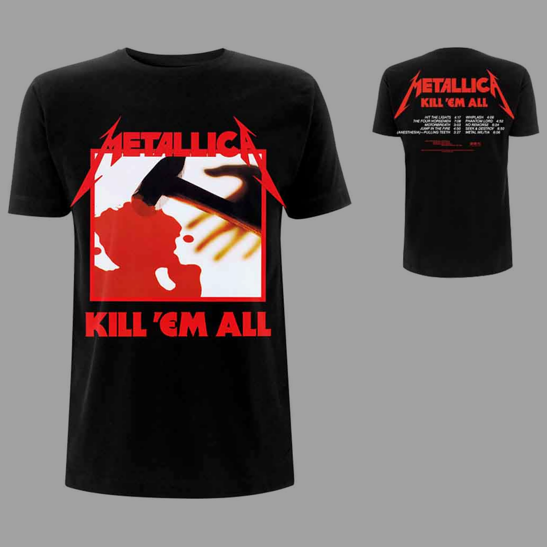 Metallica - Kill 'Em All Tracks T-Shirt