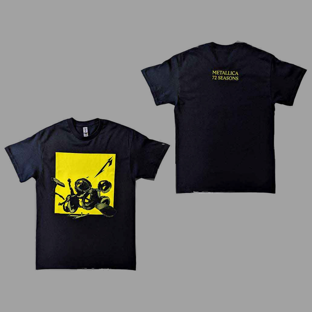 Metallica - 72 Seasons Broken/Burnt Drums T-Shirt