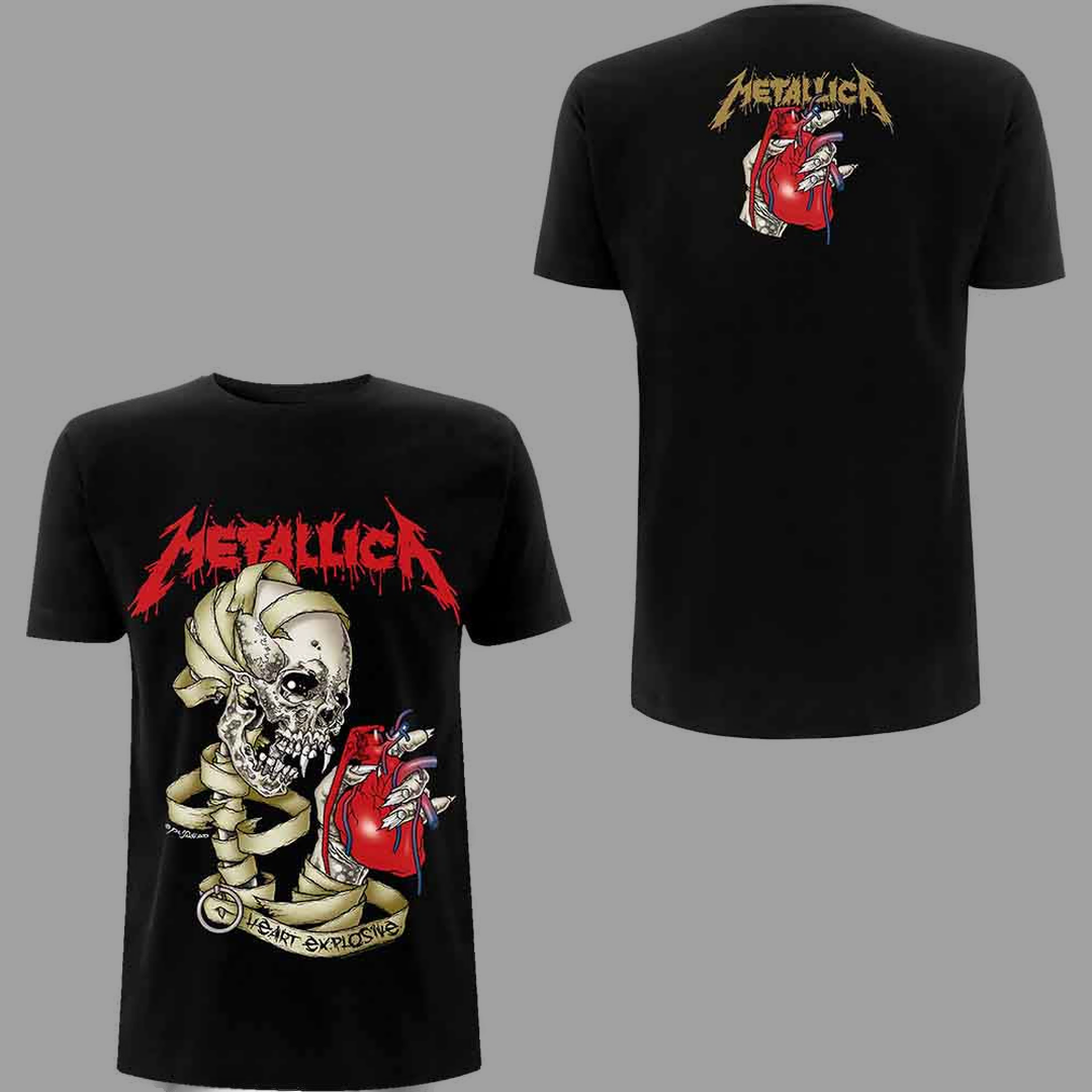 Metallica - Heart Explosive T-Shirt