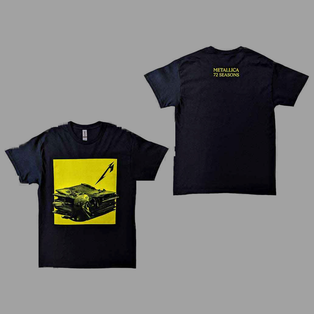 Metallica - 72 Seasons Burnt Vinyl T-Shirt