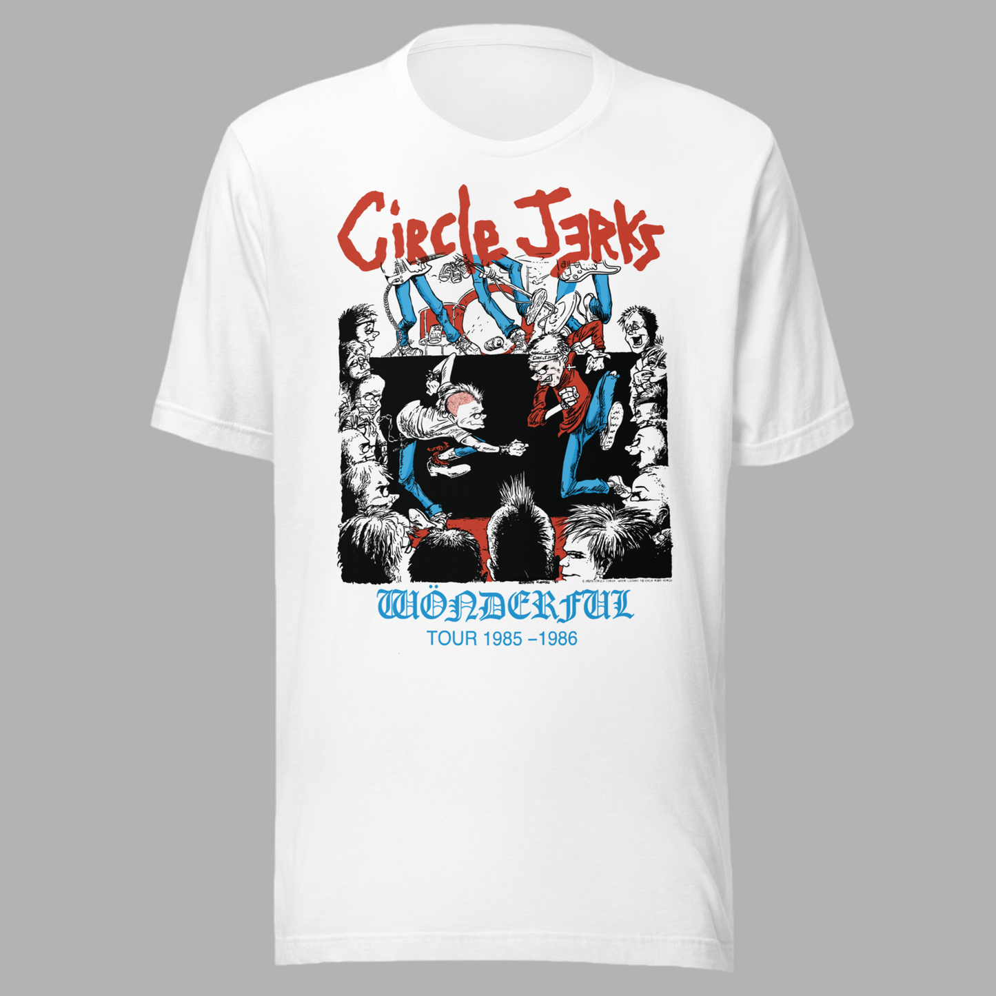 Circle Jerks- 1986 Wonderful Tour T-Shirt