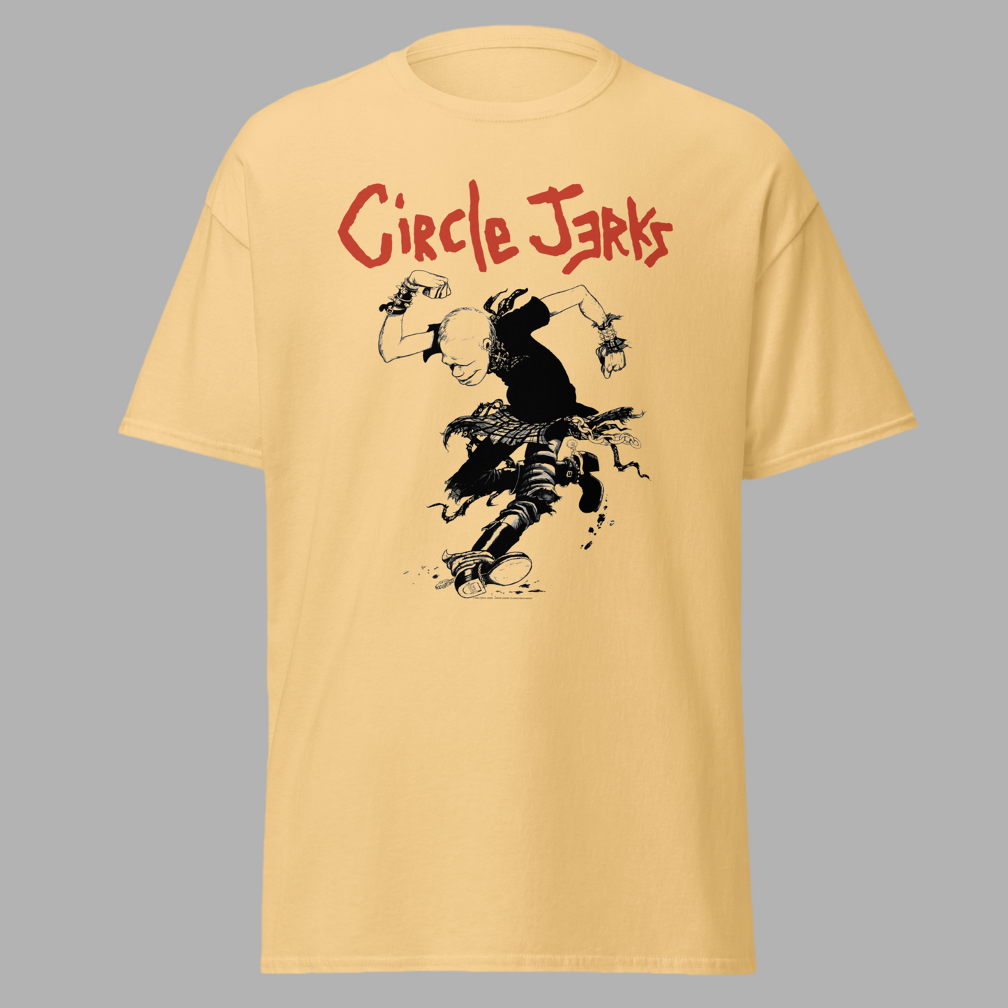 Circle Jerks - Skankin' Yellow T-Shirt