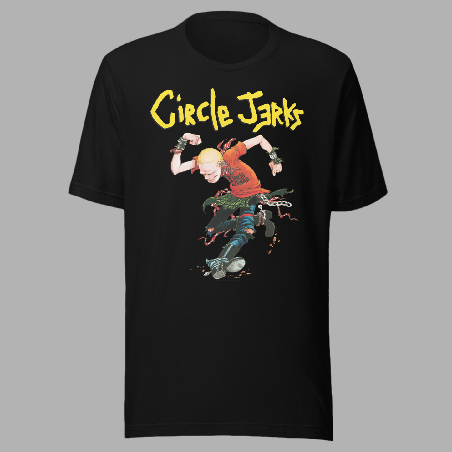 Circle Jerks - Skankin' Black T-Shirt
