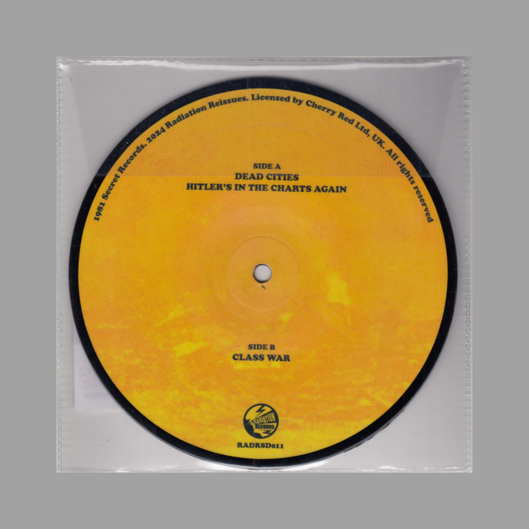 Exploited - Dead Cities 7" (Limited Edition of 500, Individually Numbered)