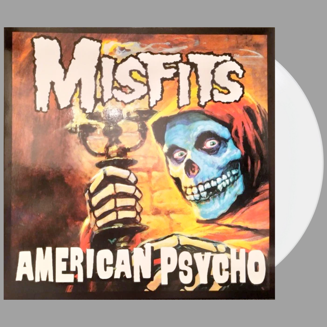 【お得】極美品 MISFITS 97年 American psycho tour パスヘッド グラフィック Tシャツ L USA製 ミスフィッツ pushead WILD OATS バンドT ロックT Tシャツ