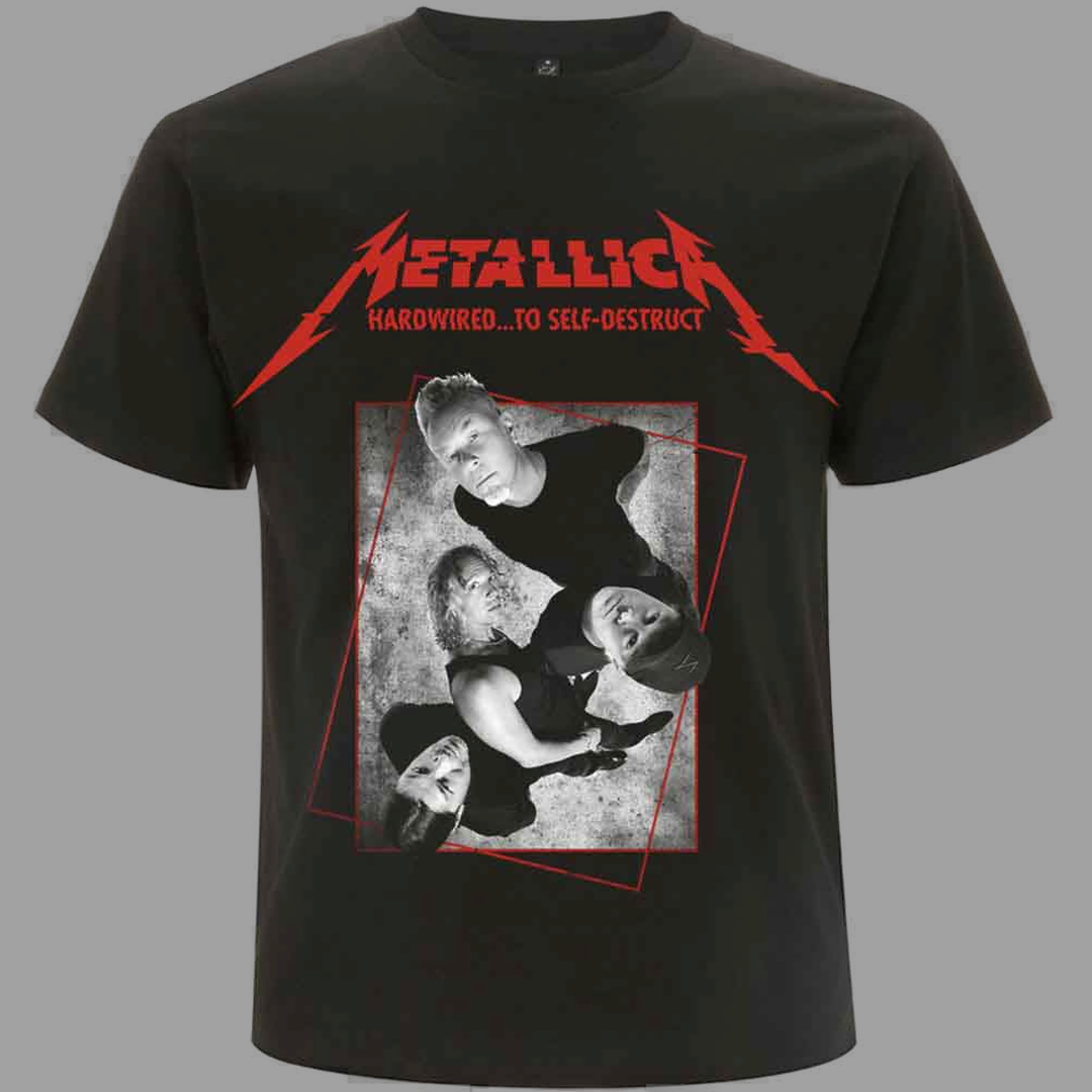 Metallica - Hardwired Band Concrete T-Shirt