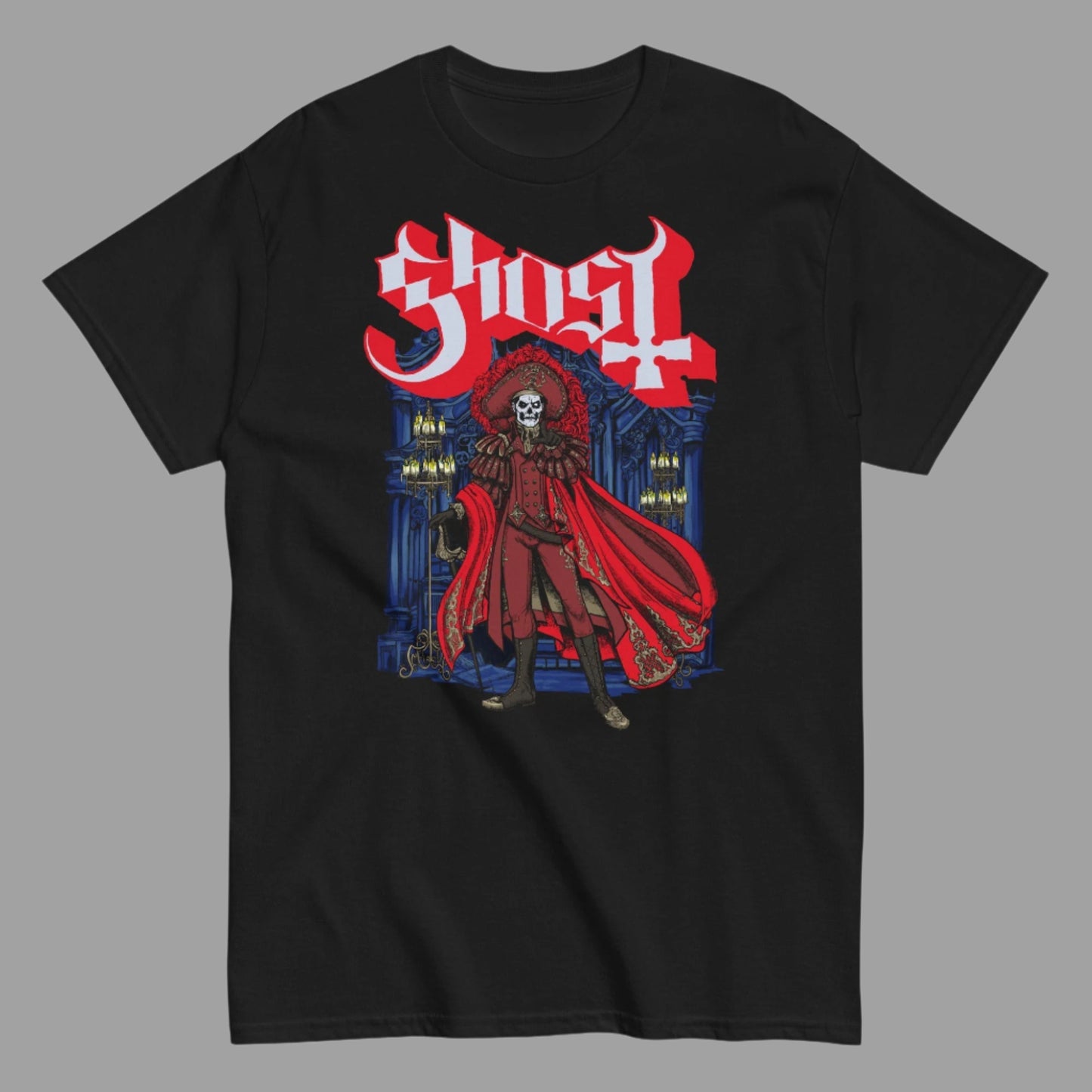 Ghost - Billowing Cape T-Shirt Black