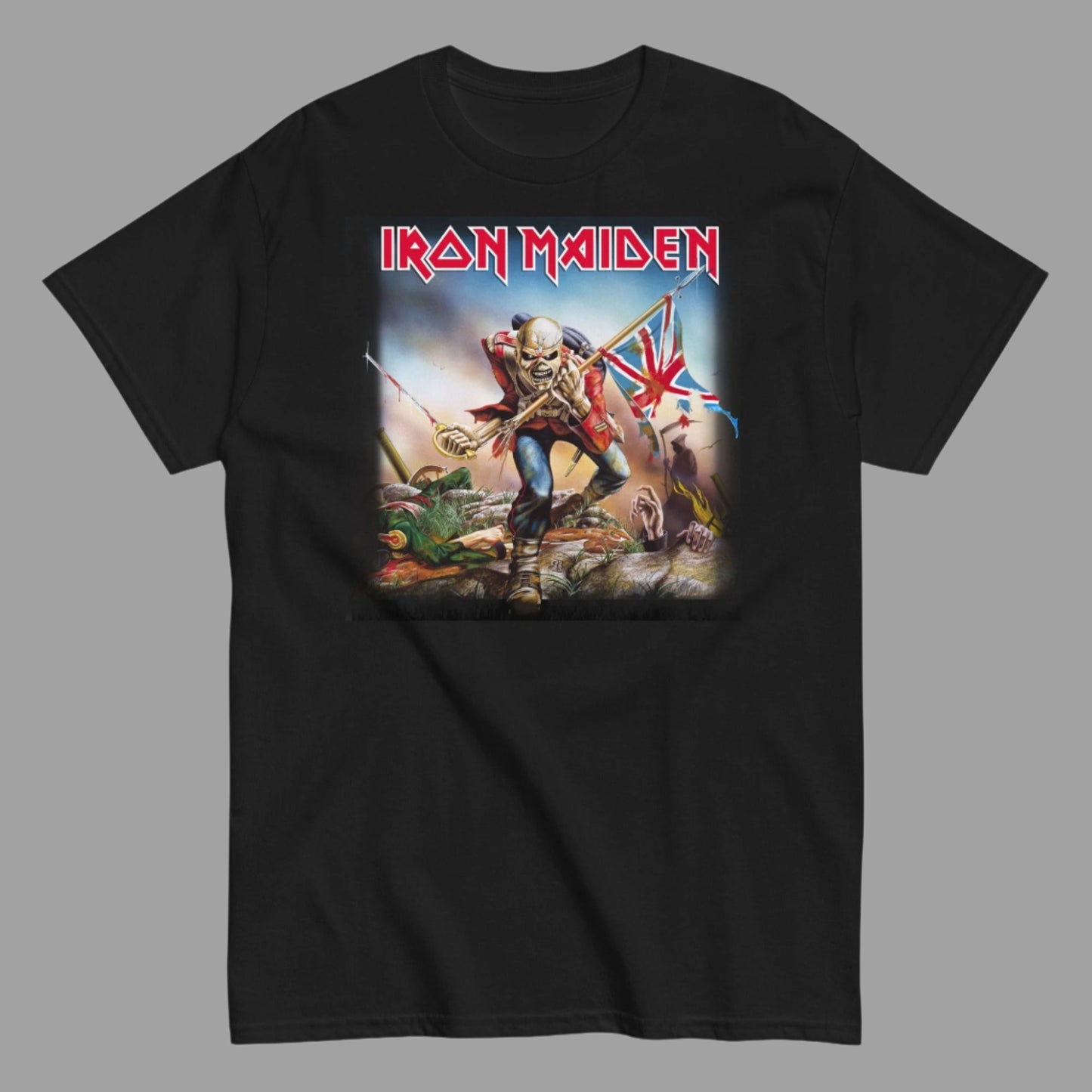 Iron Maiden - Flag T-Shirt Black