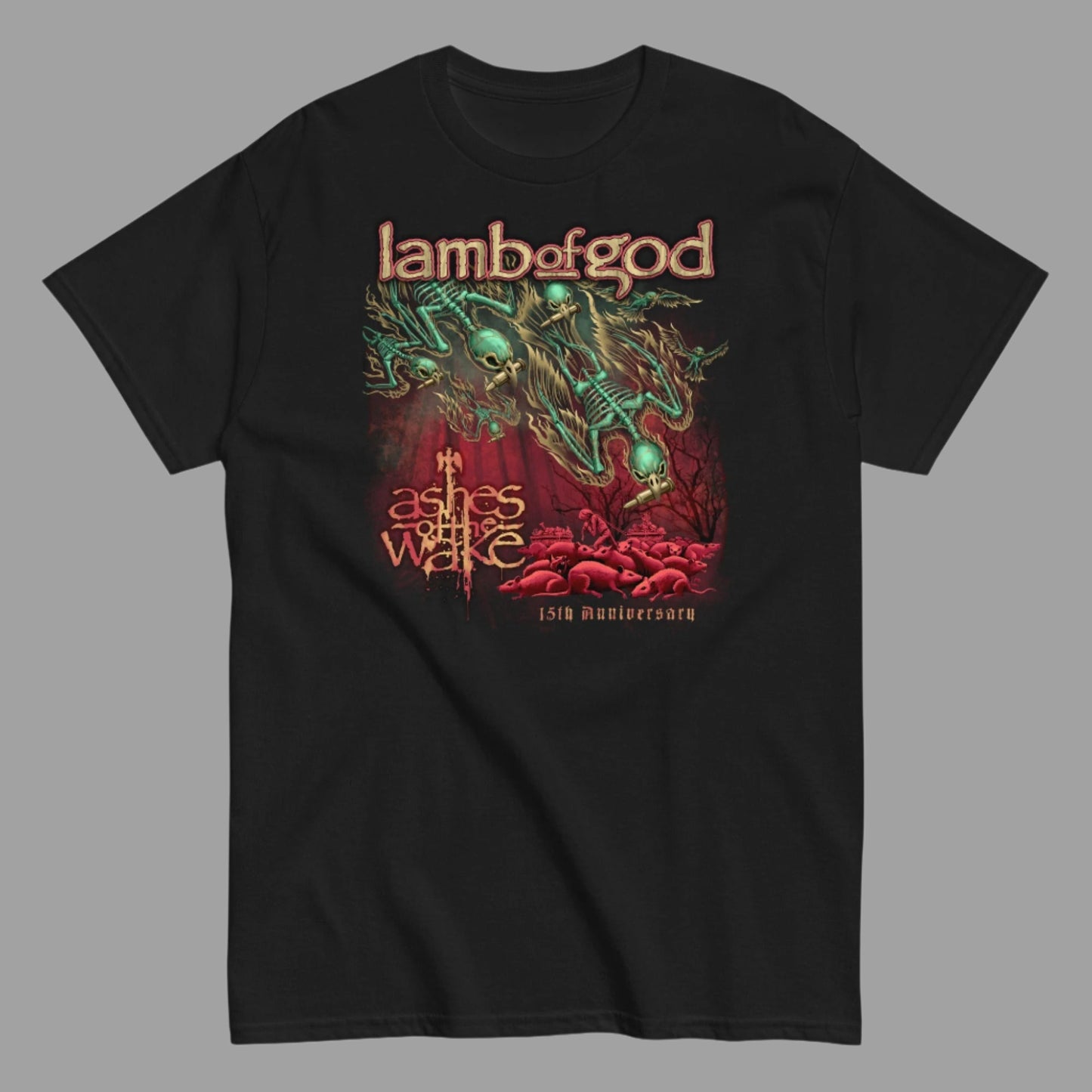 Lamb of God - Ashes Anniversary T-Shirt Black