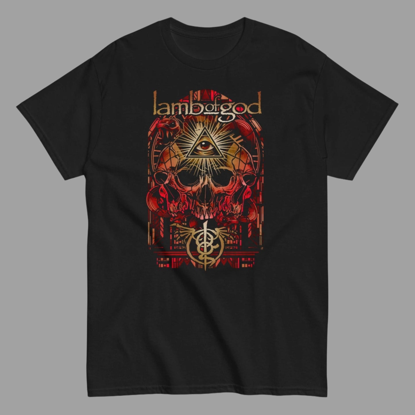 Lamb of God - Providence Skull T-Shirt Black