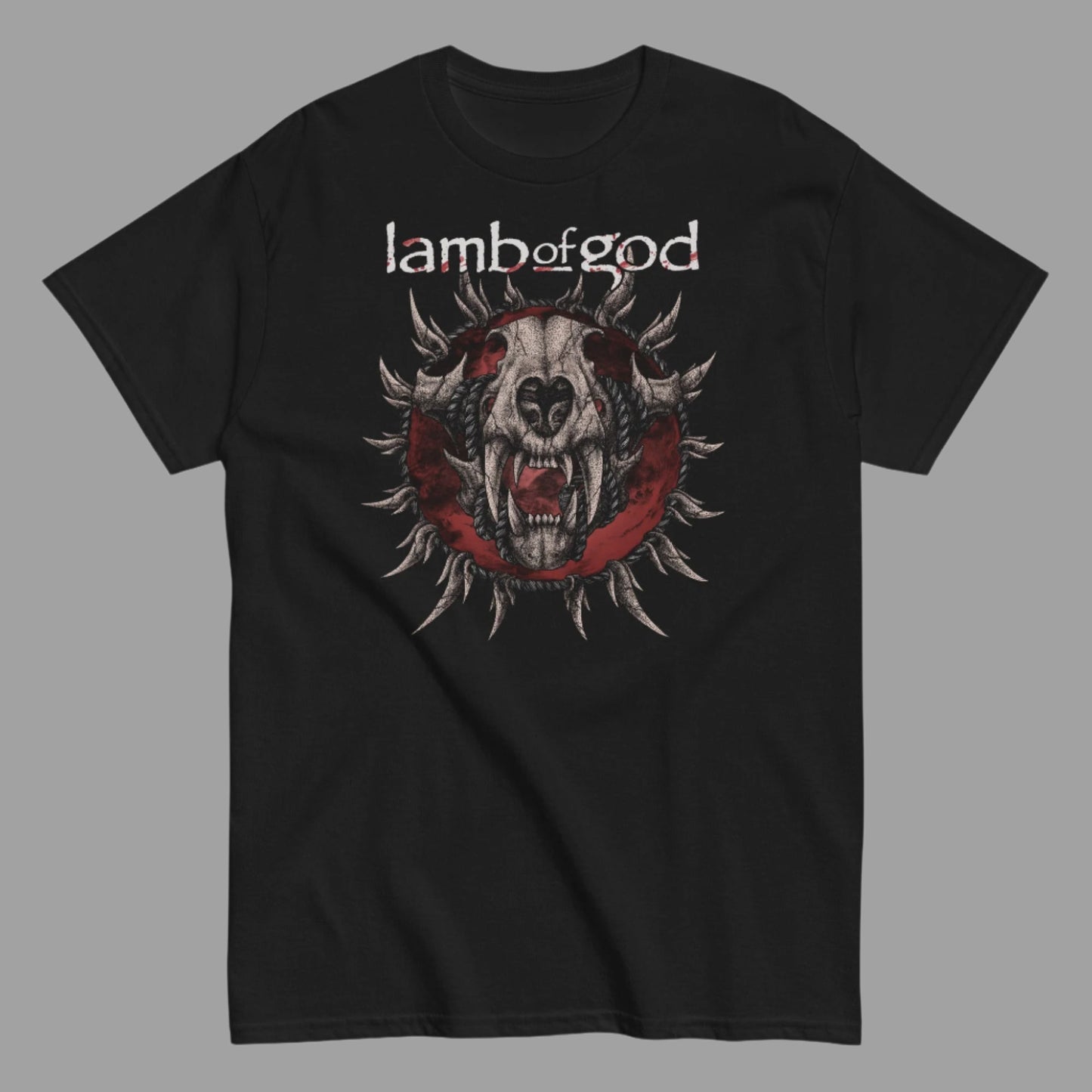 Lamb of God - Steer Skull T-Shirt Black
