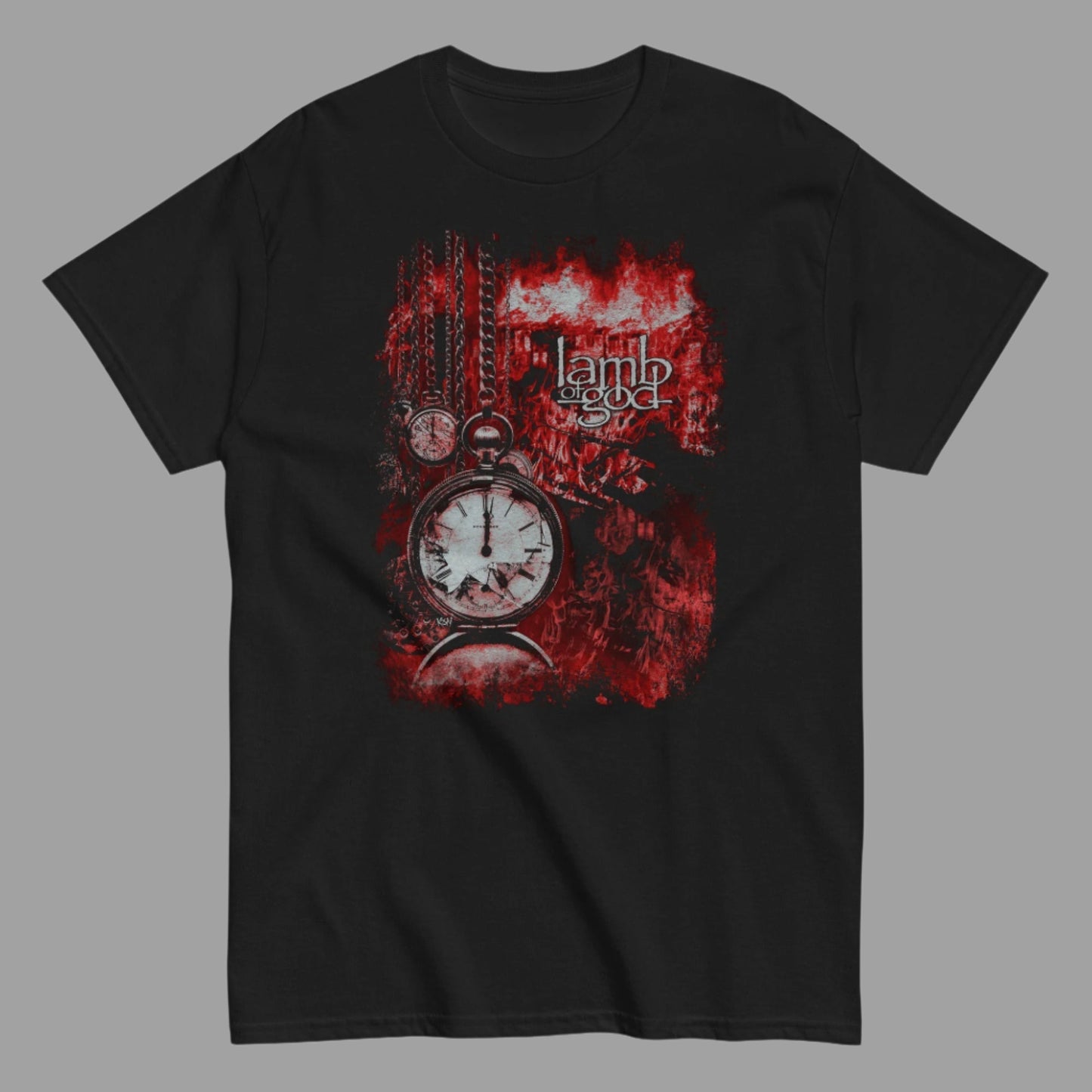 Lamb of God - Ticking Clock T-Shirt Black
