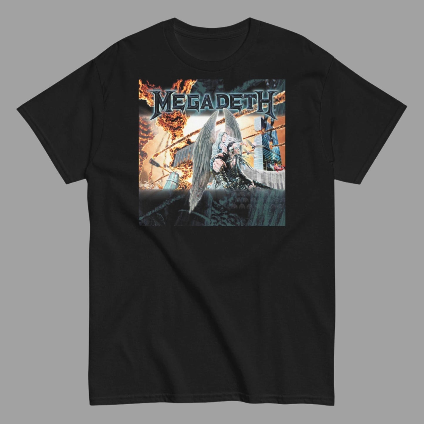 Megadeth - Angel Flames T-Shirt Black