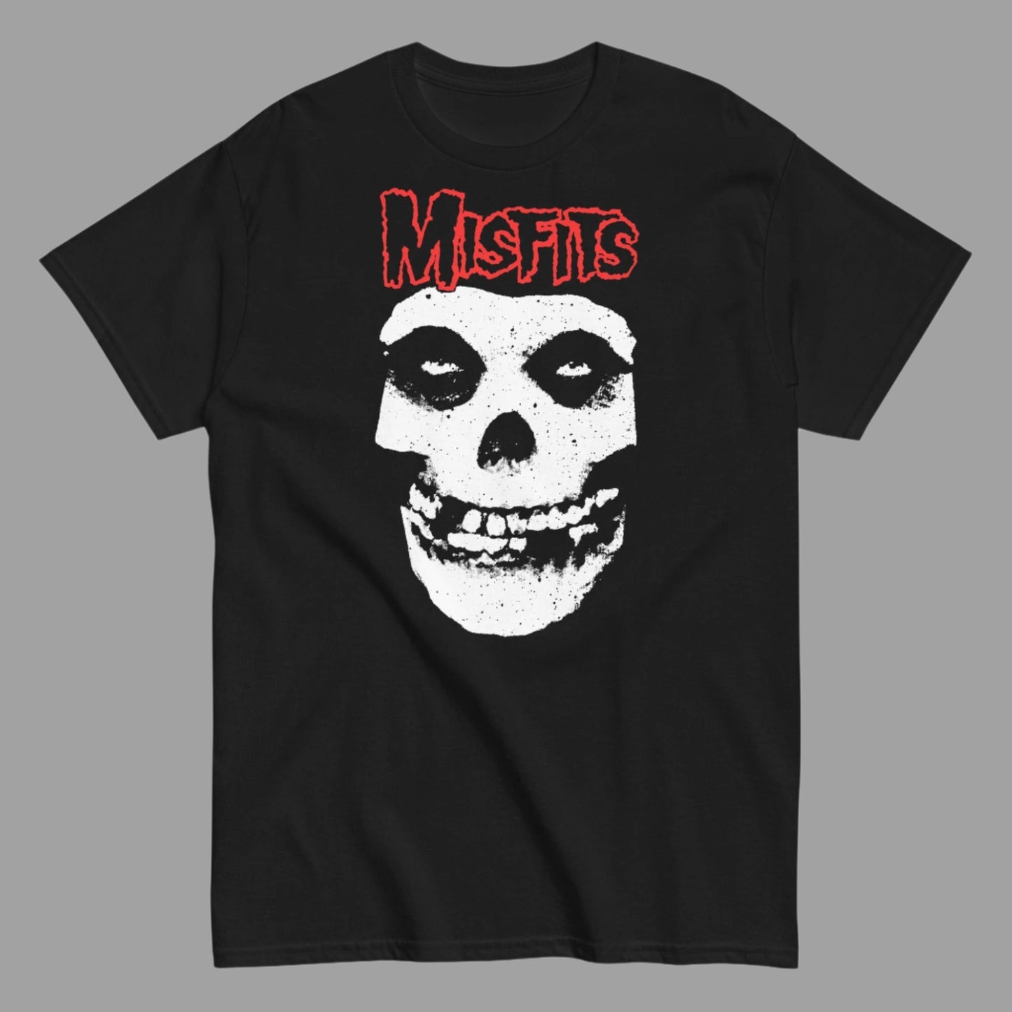 Misfits - Red Skull T-Shirt Black
