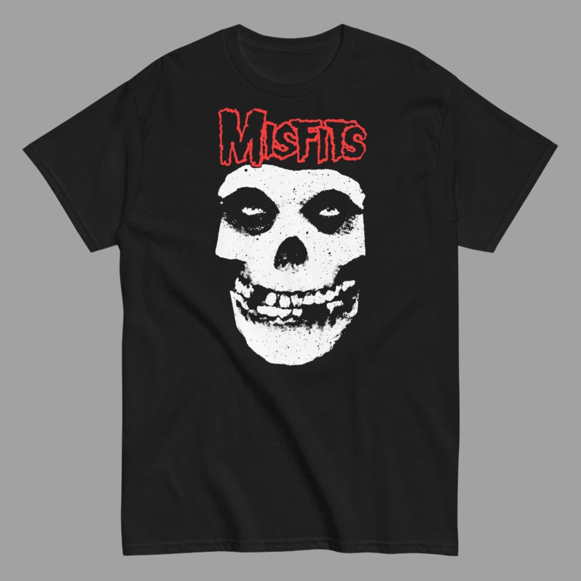 Misfits - Red Skull T-Shirt Black