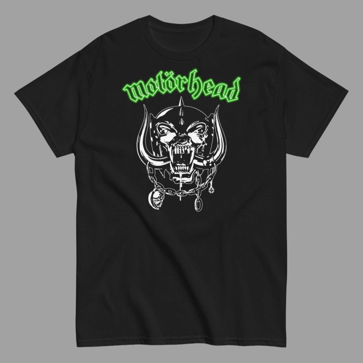 Motorhead - Green Logo T-Shirt Black