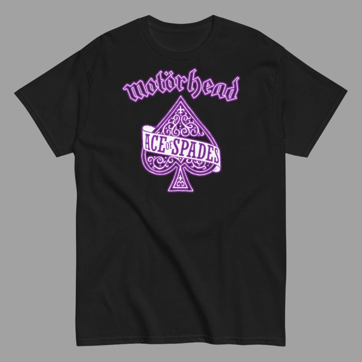 Motorhead - Purple Ace T-Shirt Black