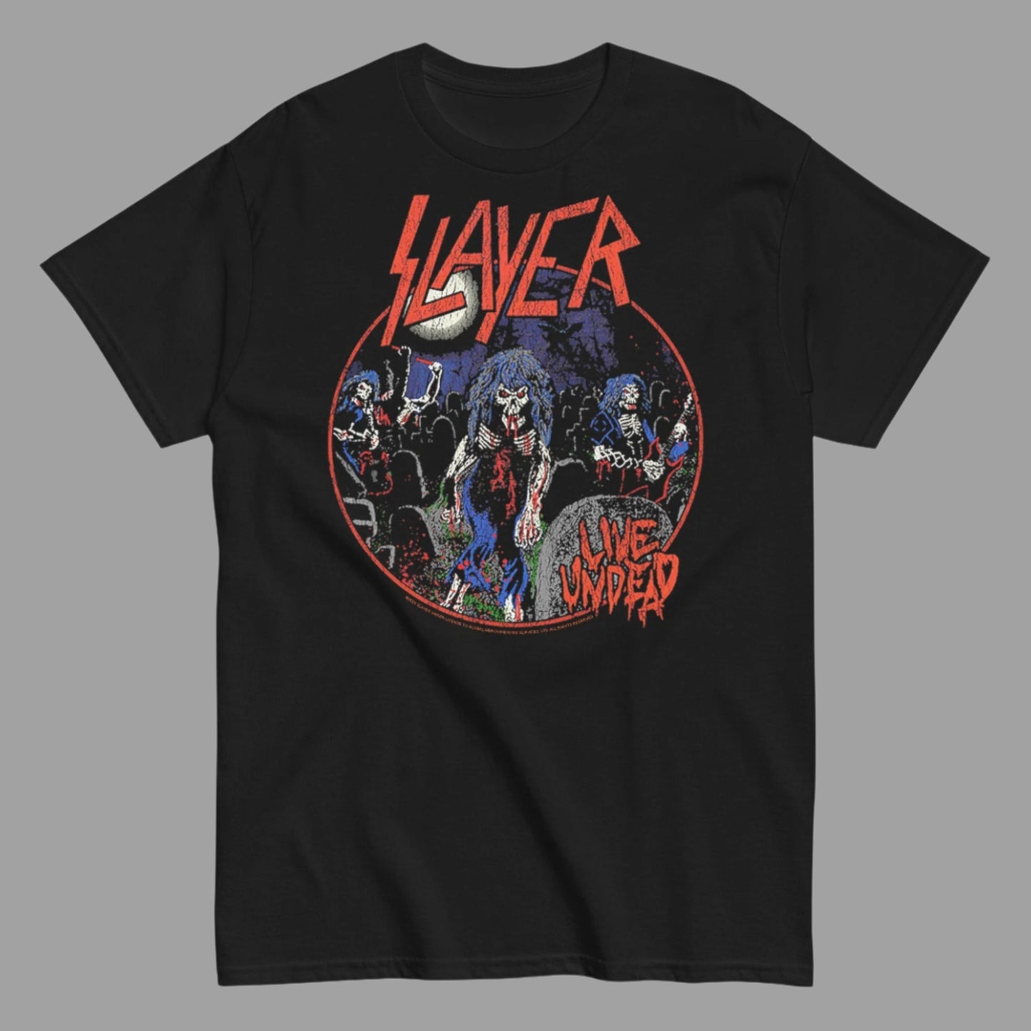 Slayer - Live Undead T-Shirt Black