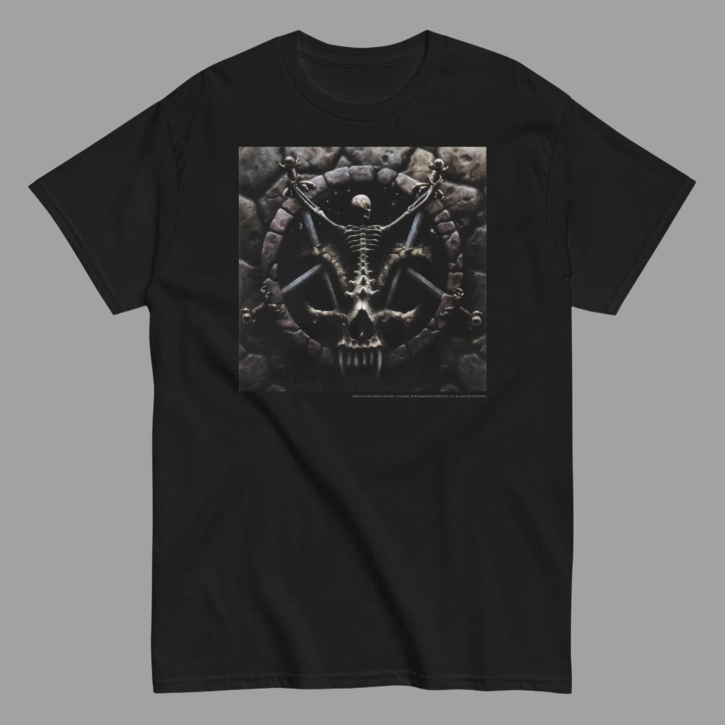 Slayer - Skeleton Pentagram T-Shirt Black