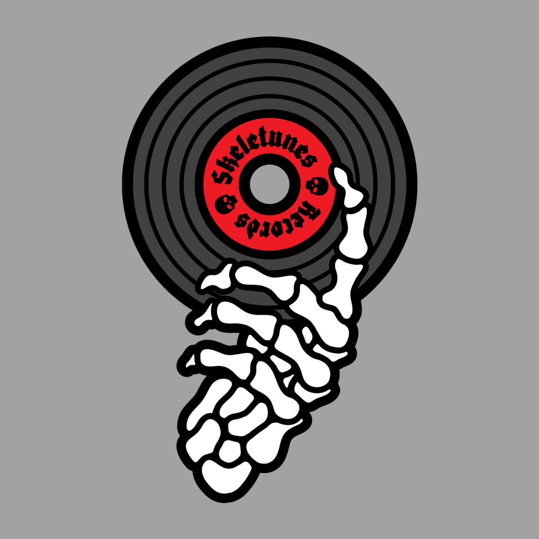 Skeletunes Records Die-Cut Stickers