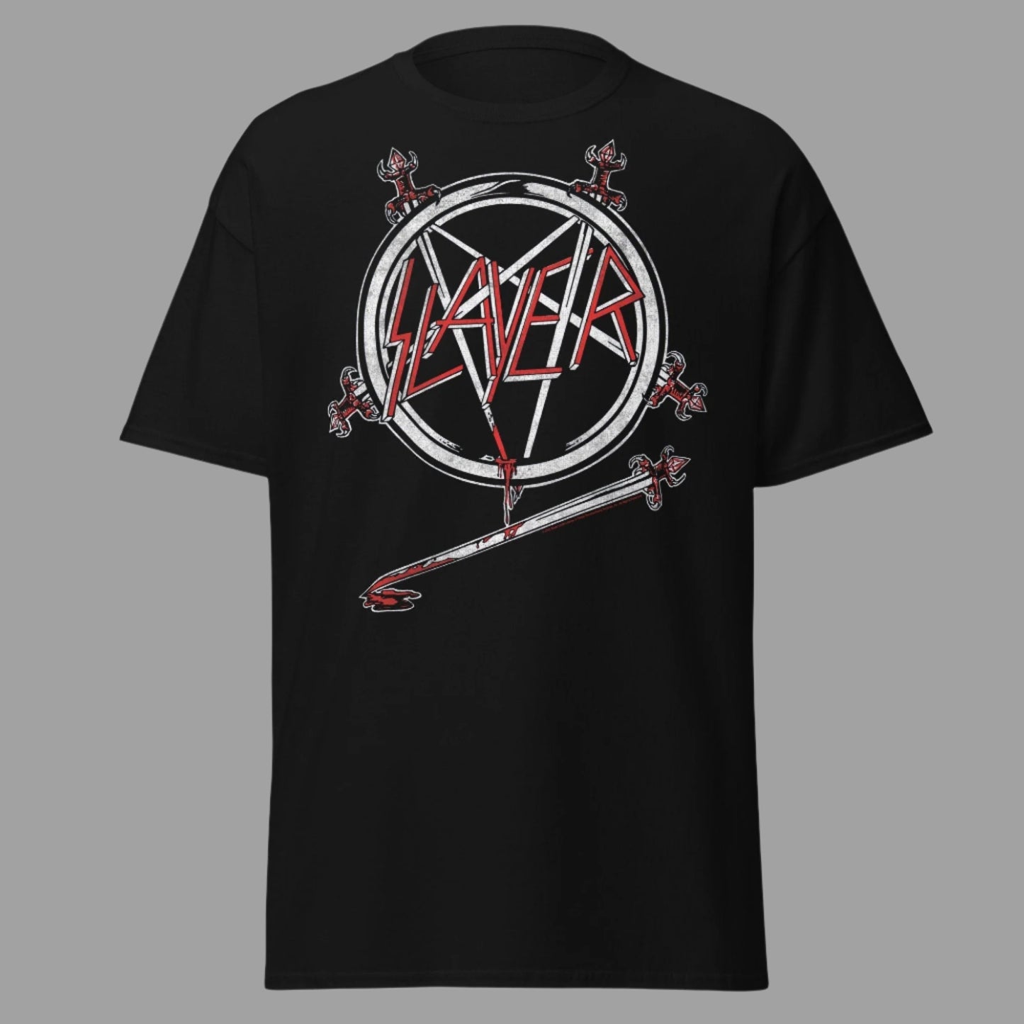 Slayer - Sword Logo Jumbo Print T-shirt