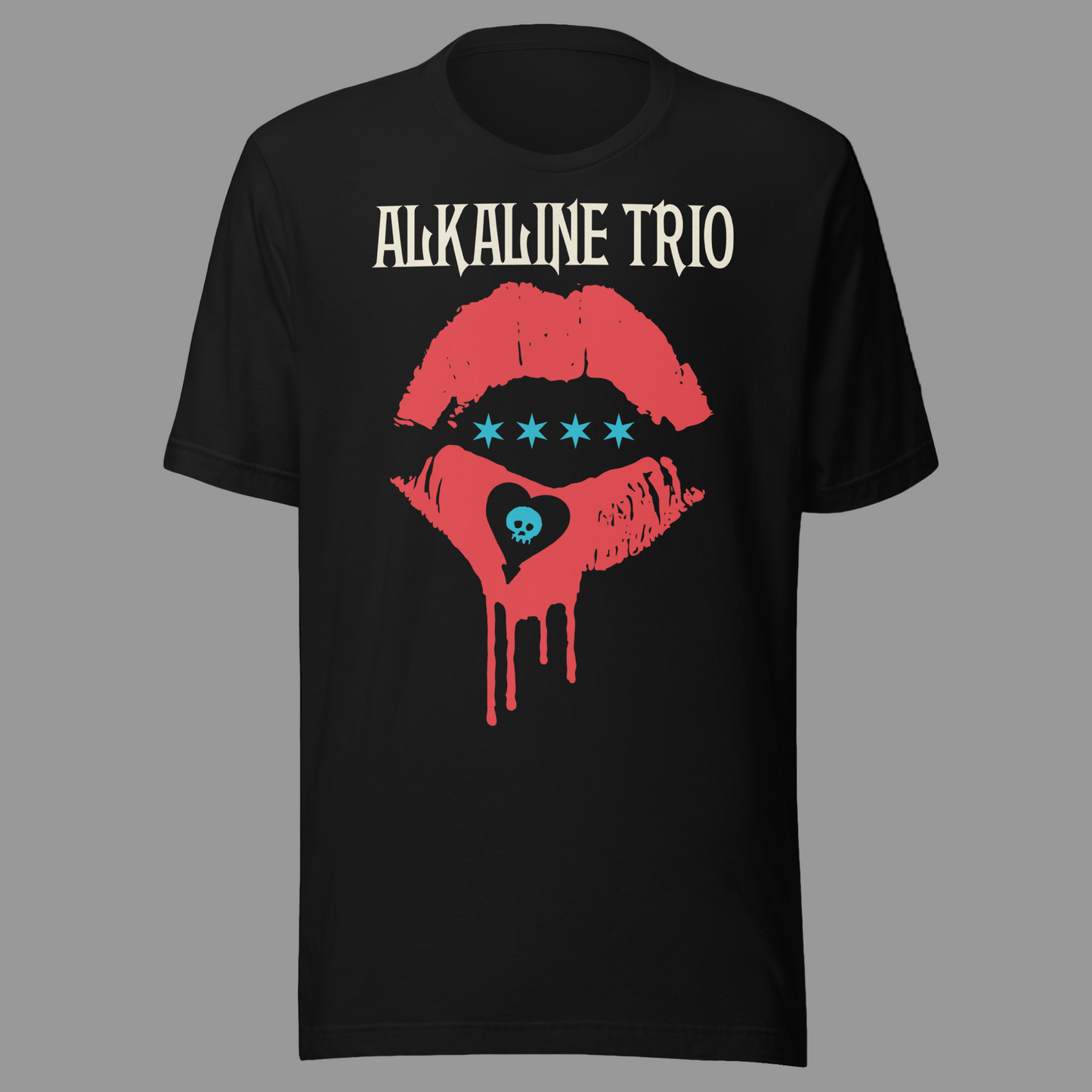 Alkaline Trio Bloody Kiss T-Shirt Black