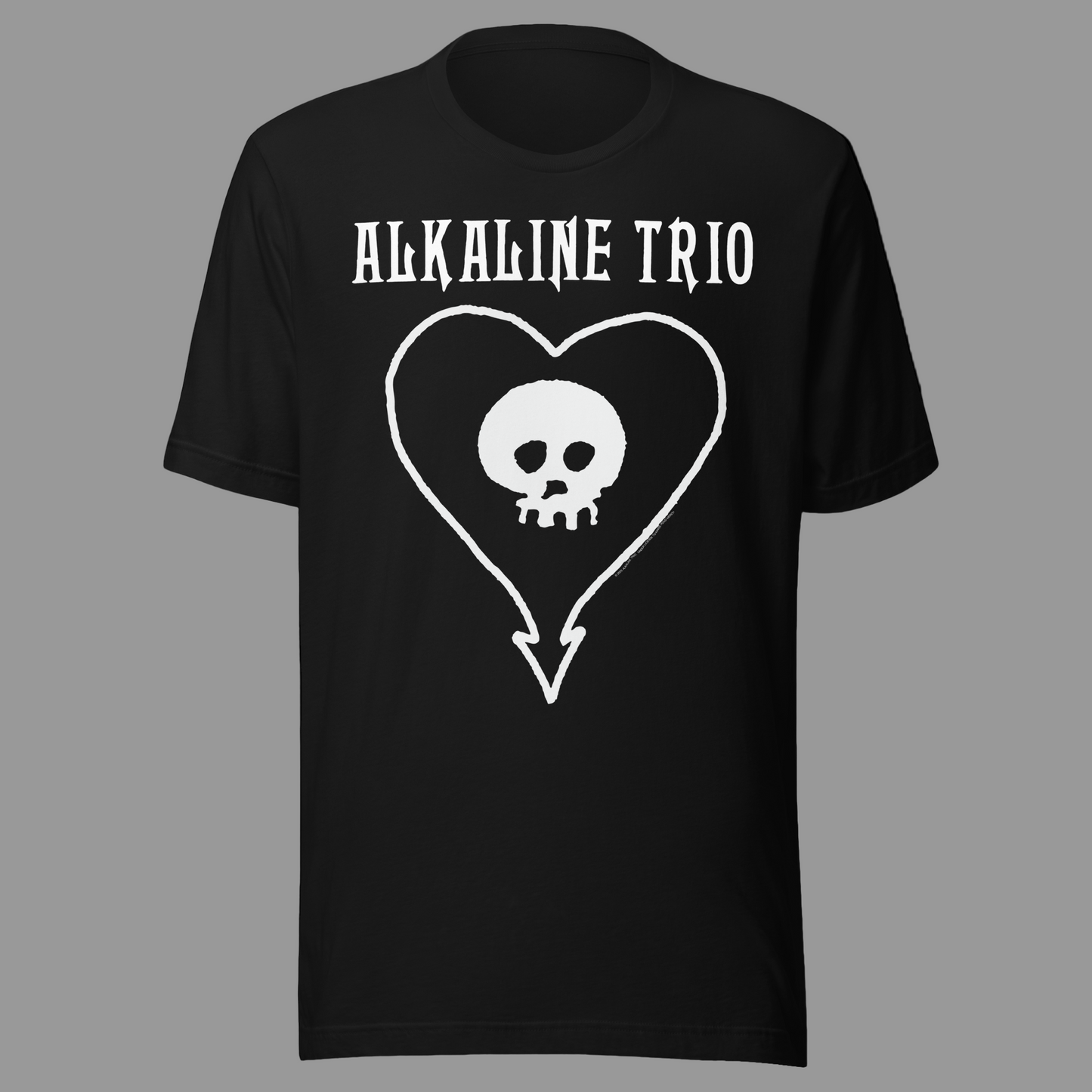 Alkaline Trio Heart Skull T-Shirt Black