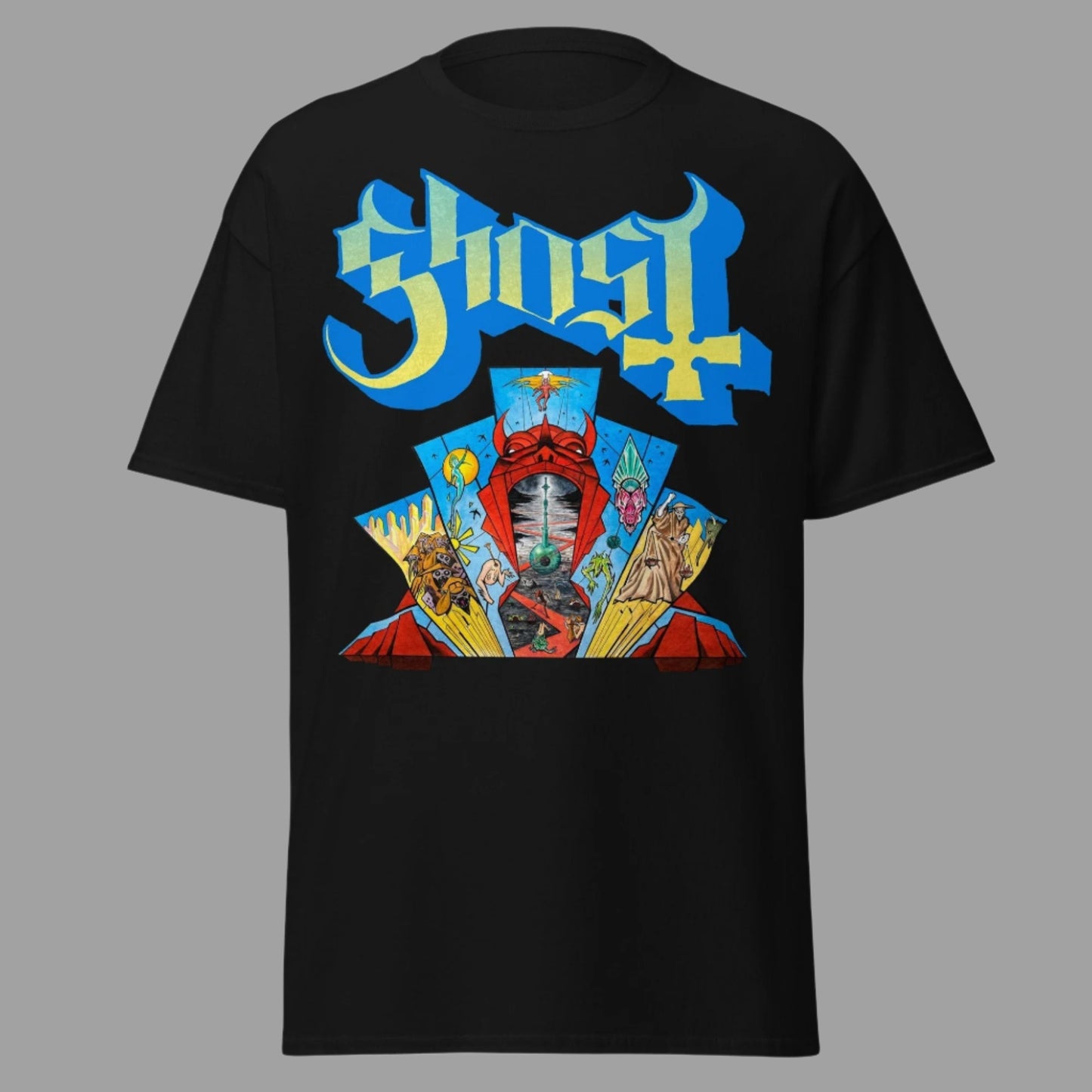 Ghost - Devil's Mouth Jumbo Print T-Shirt Black