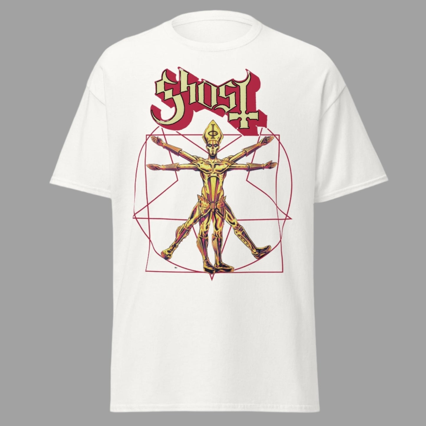 Ghost - In the Machine Jumbo Print T-Shirt Black
