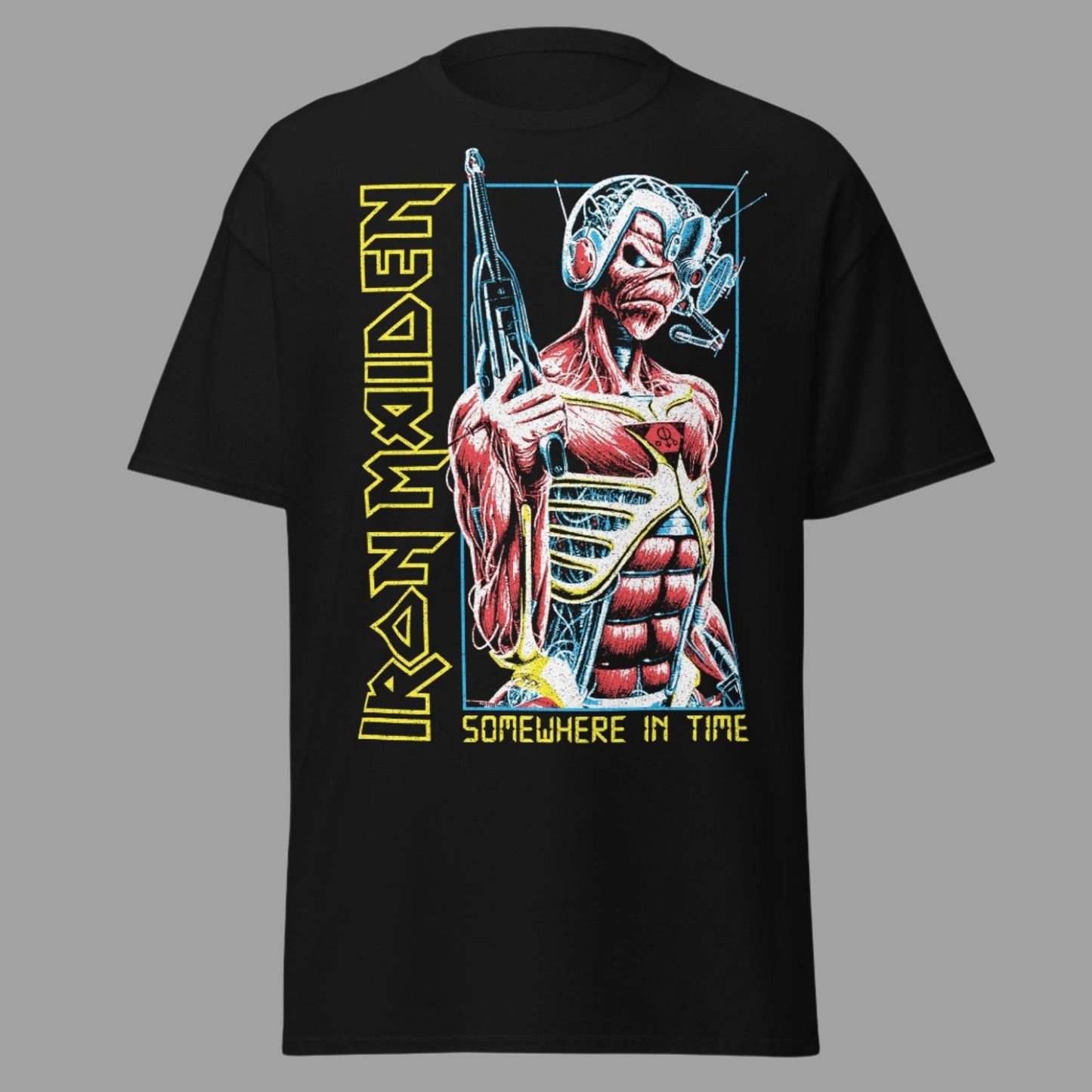 Iron Maiden Singularity Jumbo Print T-shirt Black