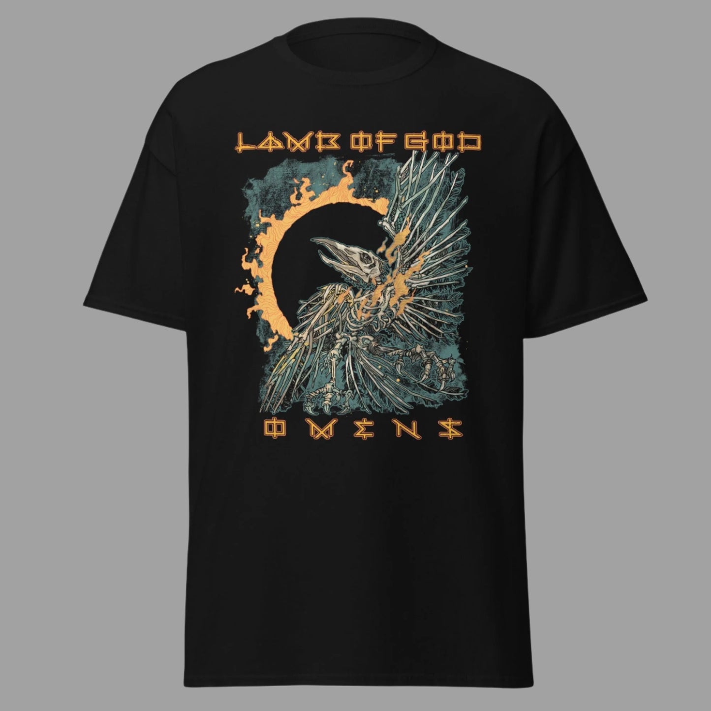 Lamb Of God - Omens Album Cover Jumbo Print T-ShirtT-Shirt Black