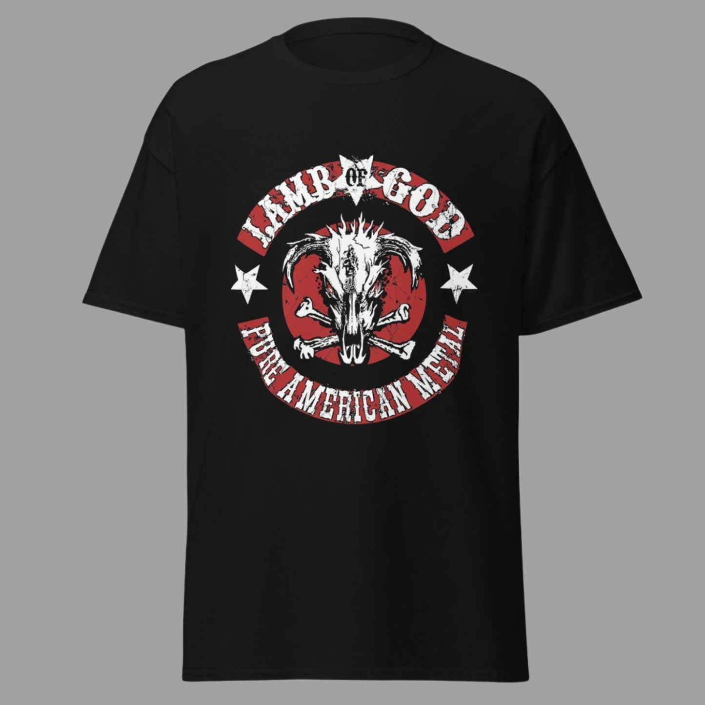 Lamb Of God - Pure American Metal Jumbo Print T-ShirtT-Shirt Black