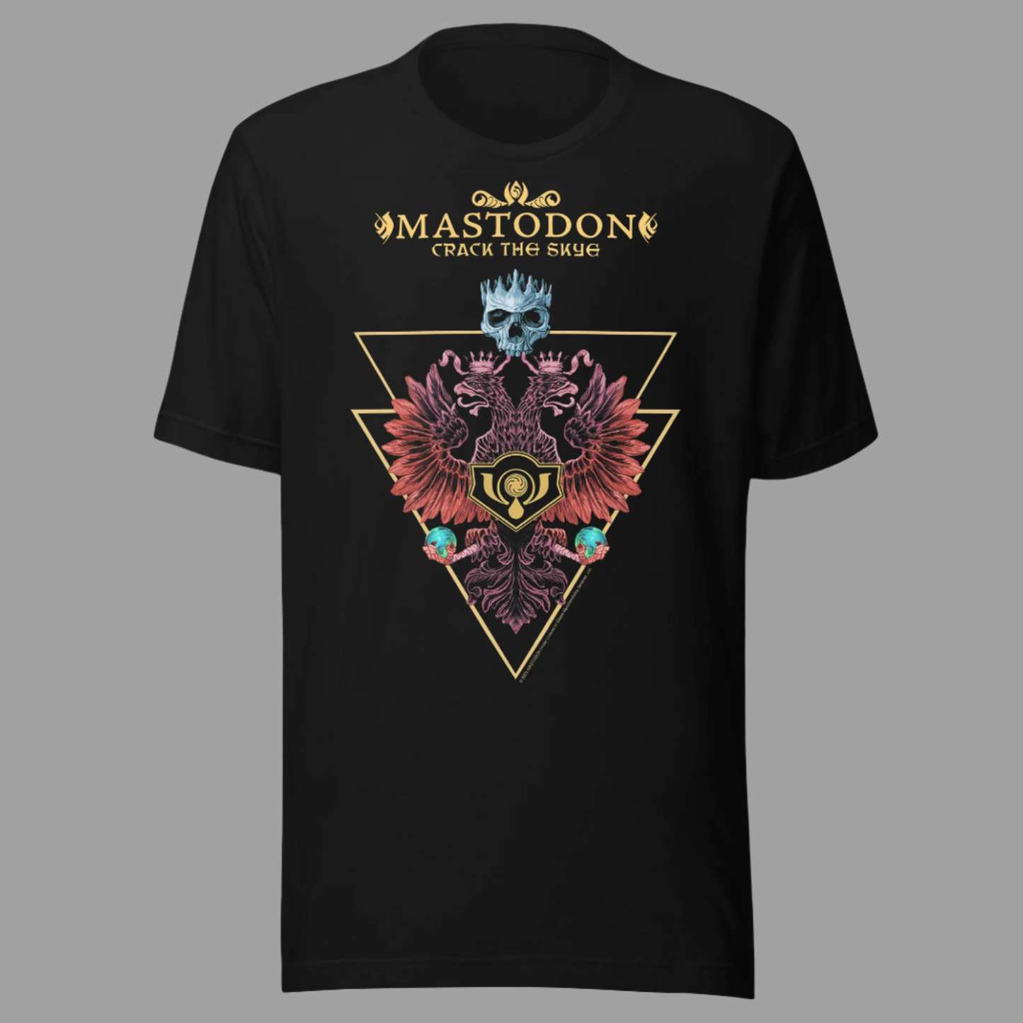 Mastodon - Crack the Skye Jumbo Print T-Shirt Black
