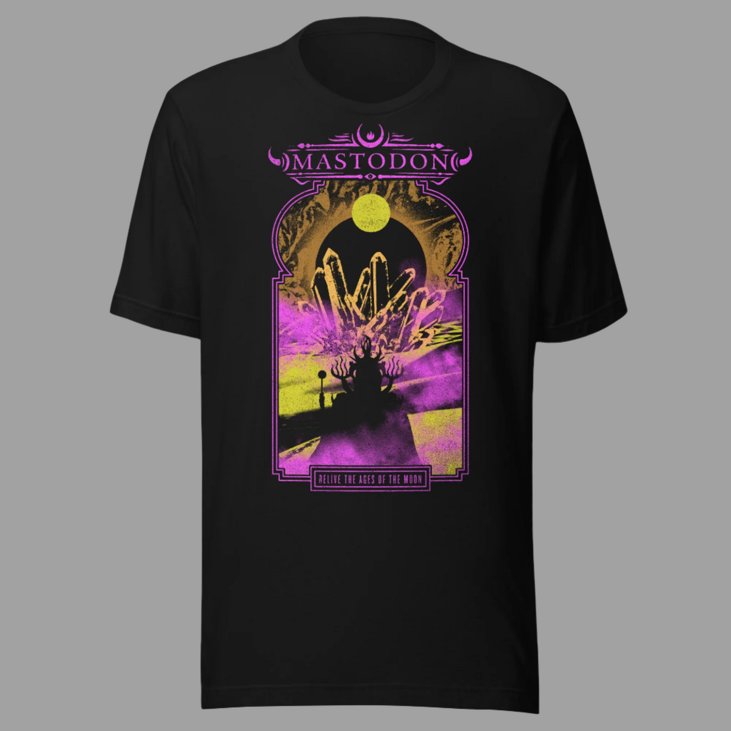 Mastodon - Relive the Ages Jumbo Print T-Shirt Black