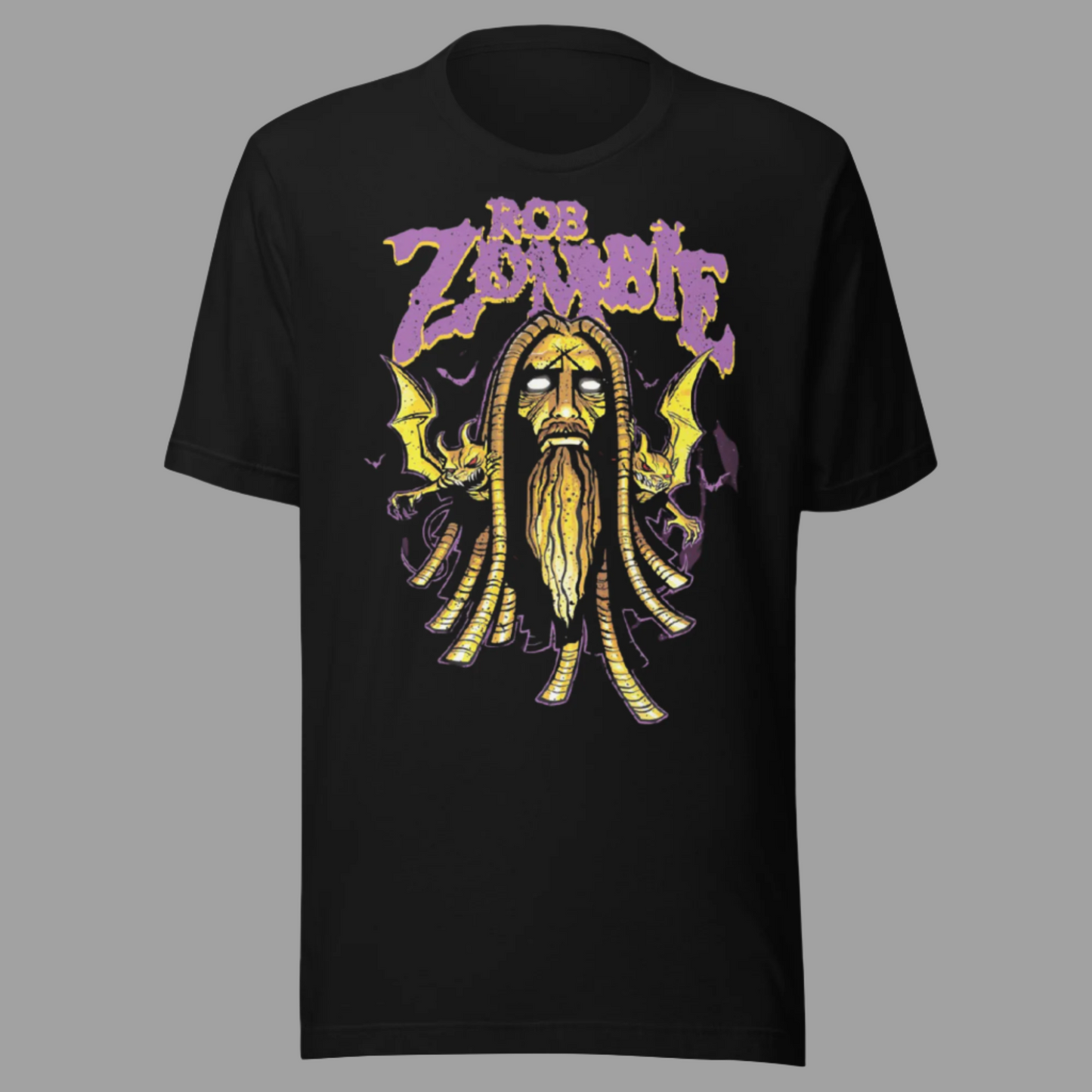 Rob Zombie Pagan Jumbo Print T-Shirt Black