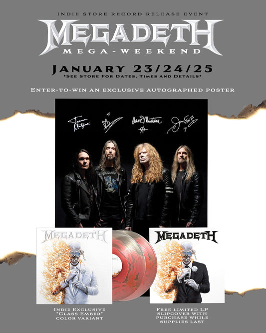 Megadeth MEGA Weekend Final Album Celebration - Fri, Jan 23/24!
