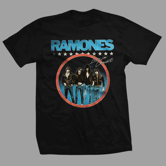 Ramones - Circle Photo T-Shirt