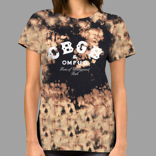 CBGB - Classic Logo Bleached T-Shirt