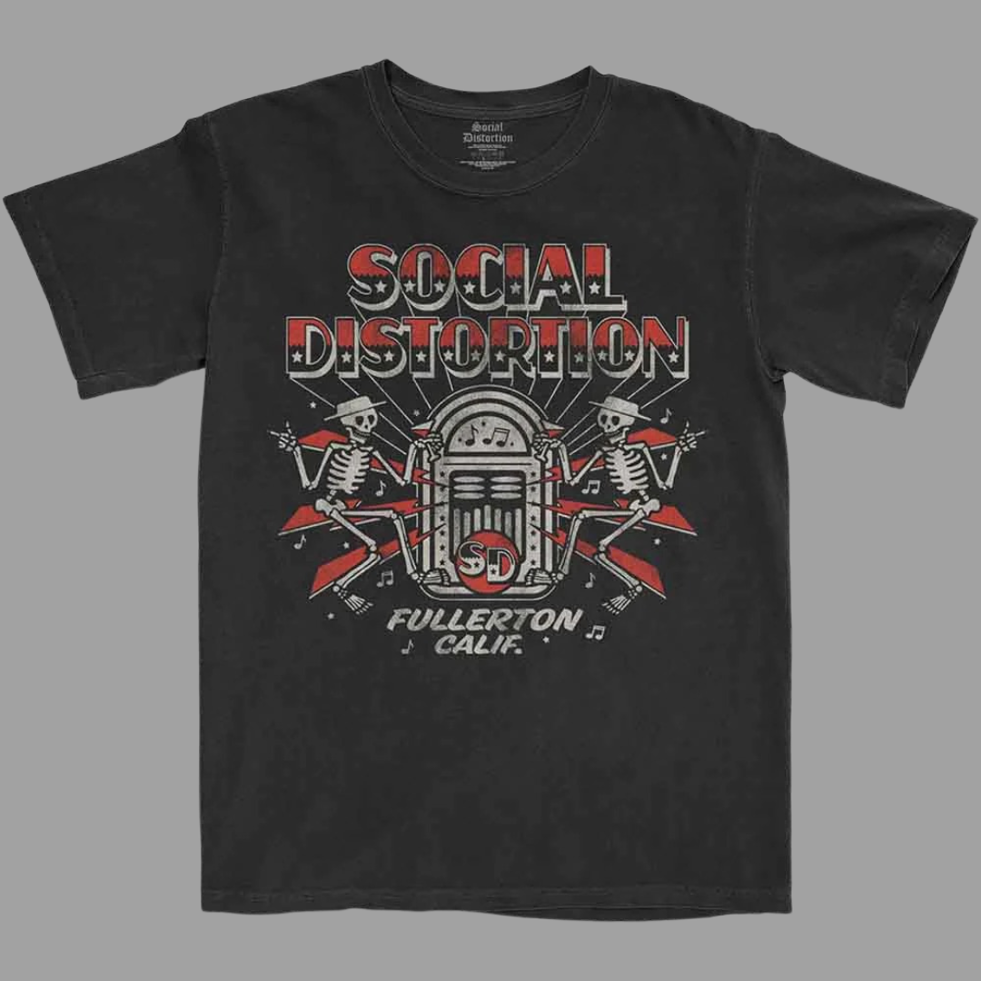 Social Distortion - Jukebox Skelly T-Shirt