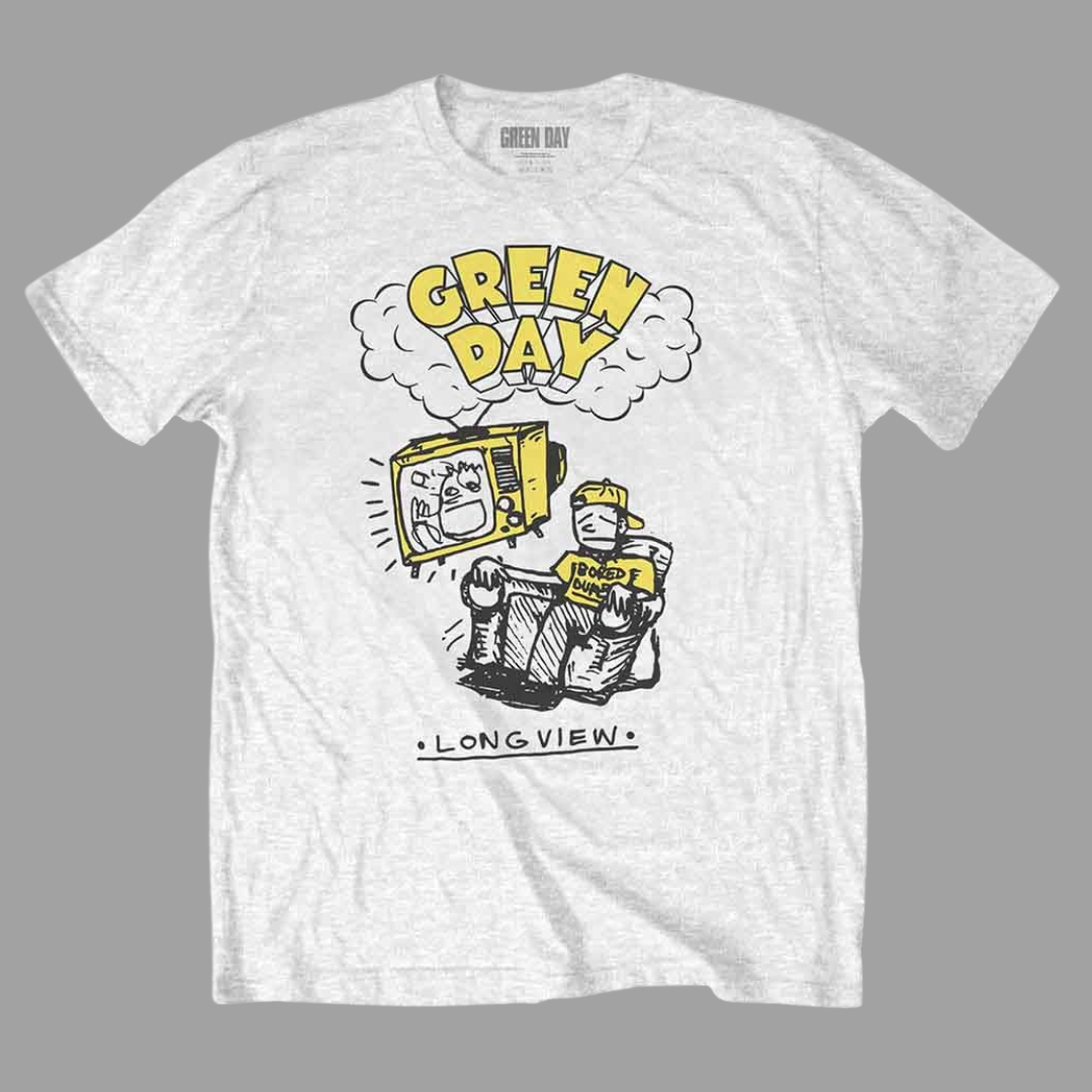 Green Day - Longview Doodle T-Shirt