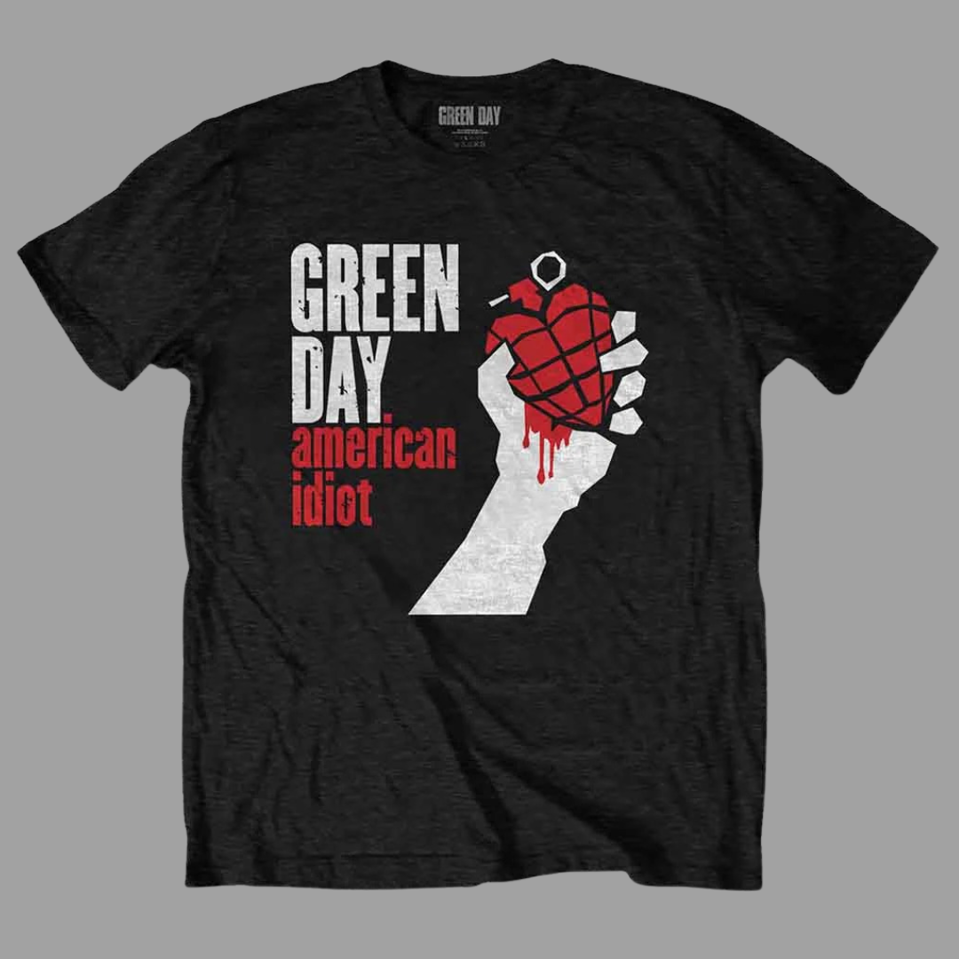 Green Day - American Idiot Black T-Shirt