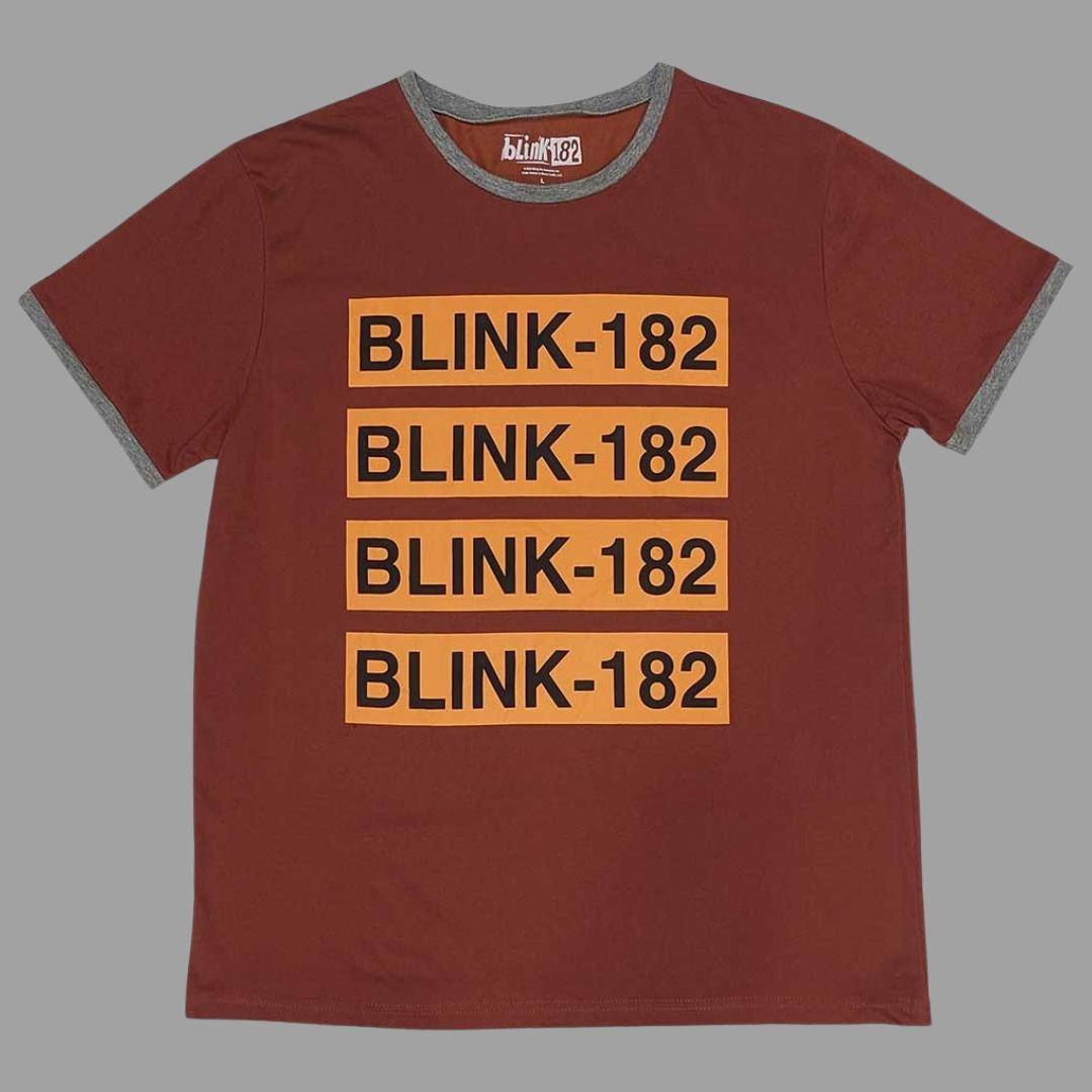blink-182 - Quatro Blink-o Brown T-Shirt