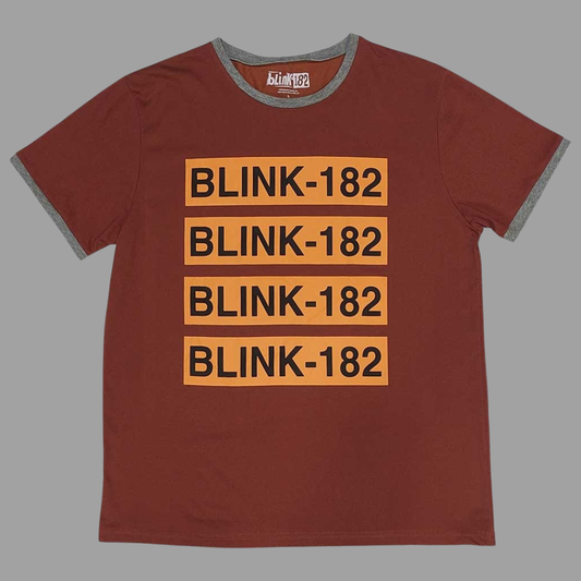 blink-182 - Quatro Blink-o Brown T-Shirt