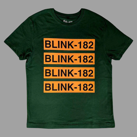 blink-182 - Quatro Blink-o Green T-Shirt